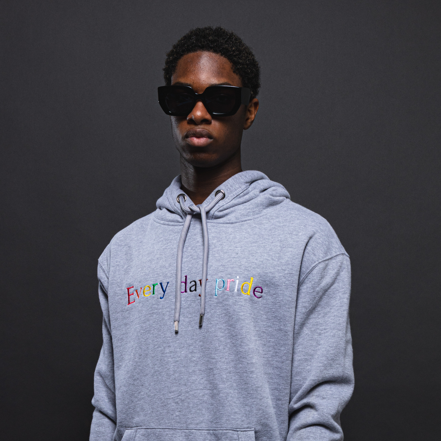 Hooded sweater grey