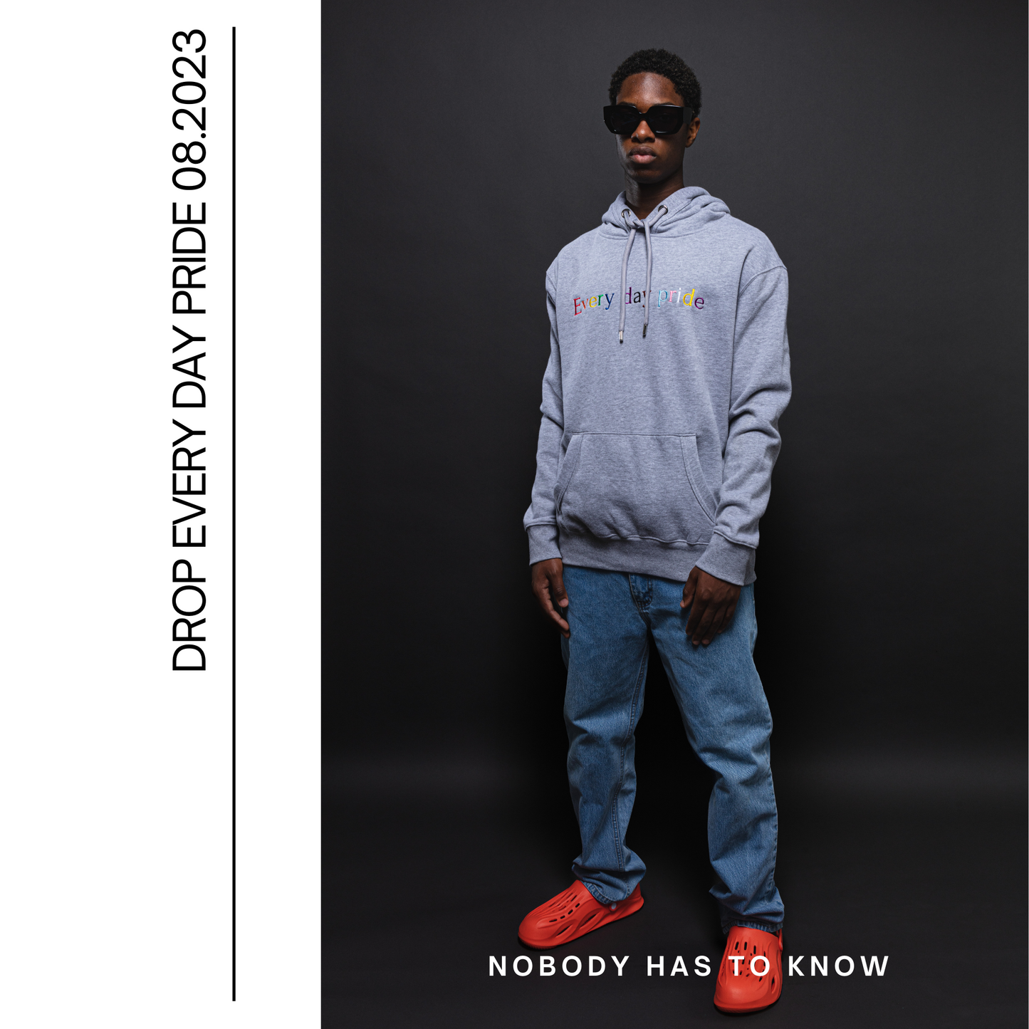 Hooded sweater grey