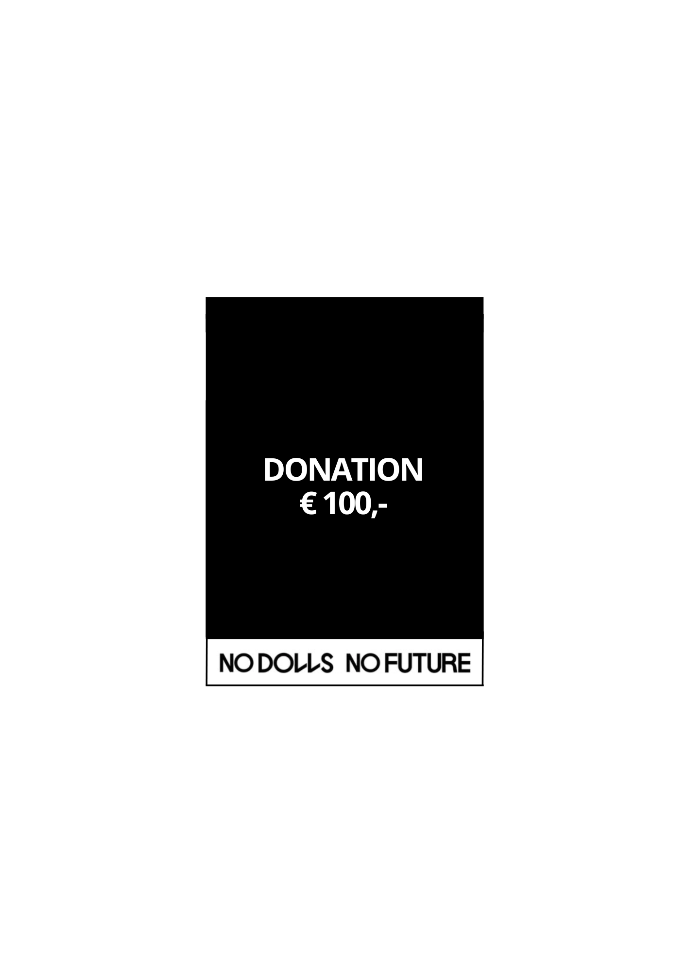 DONATION € 100,-