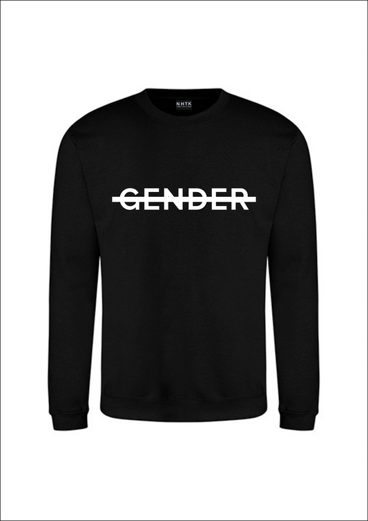 No gender sweater - black