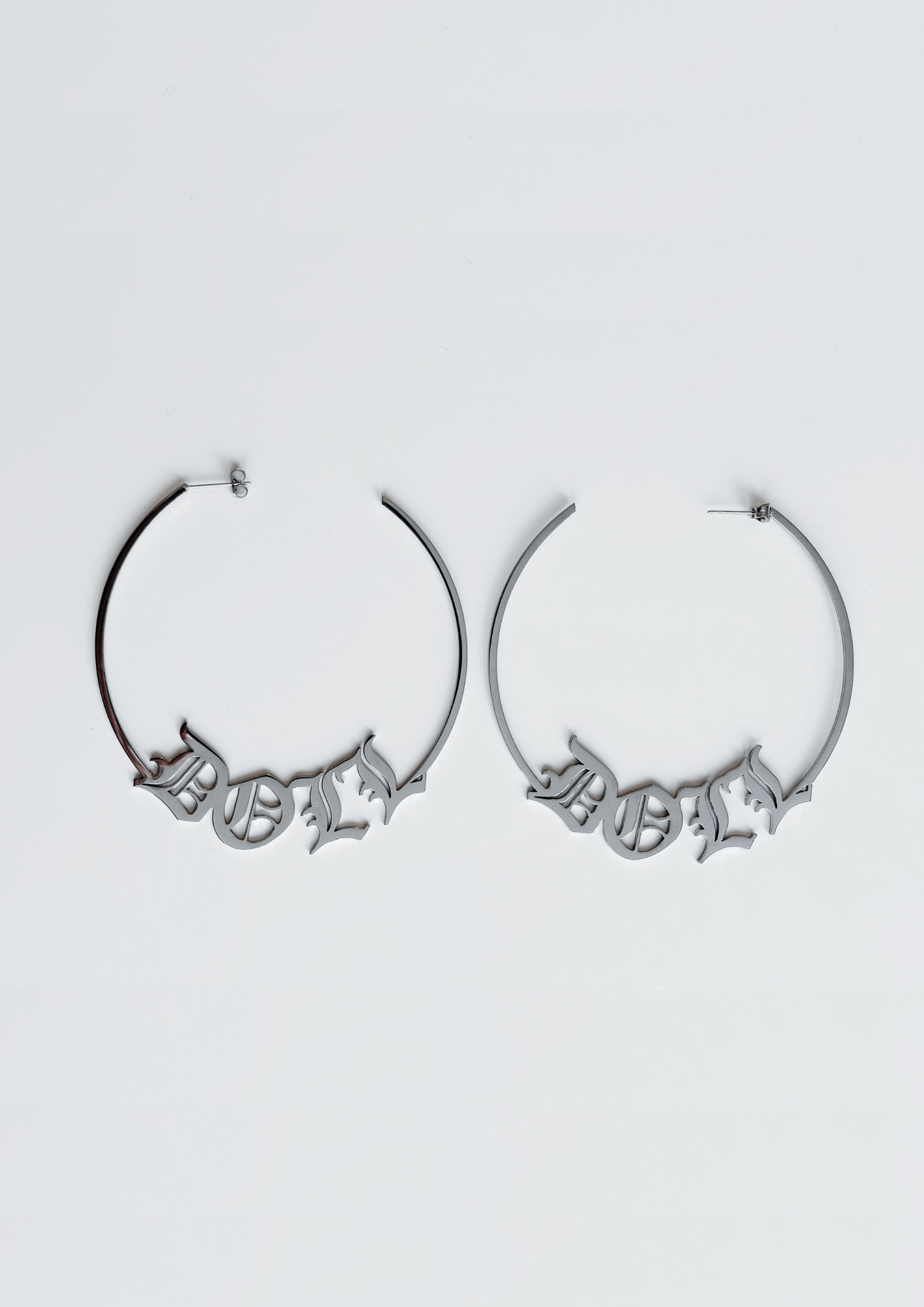Silver Hoops DOLL