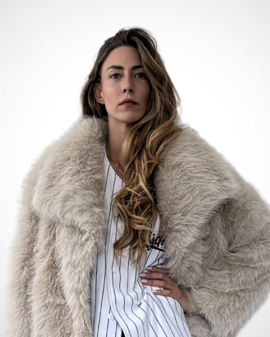 ALIJDA X NHTK Short Faux Fur Jacket