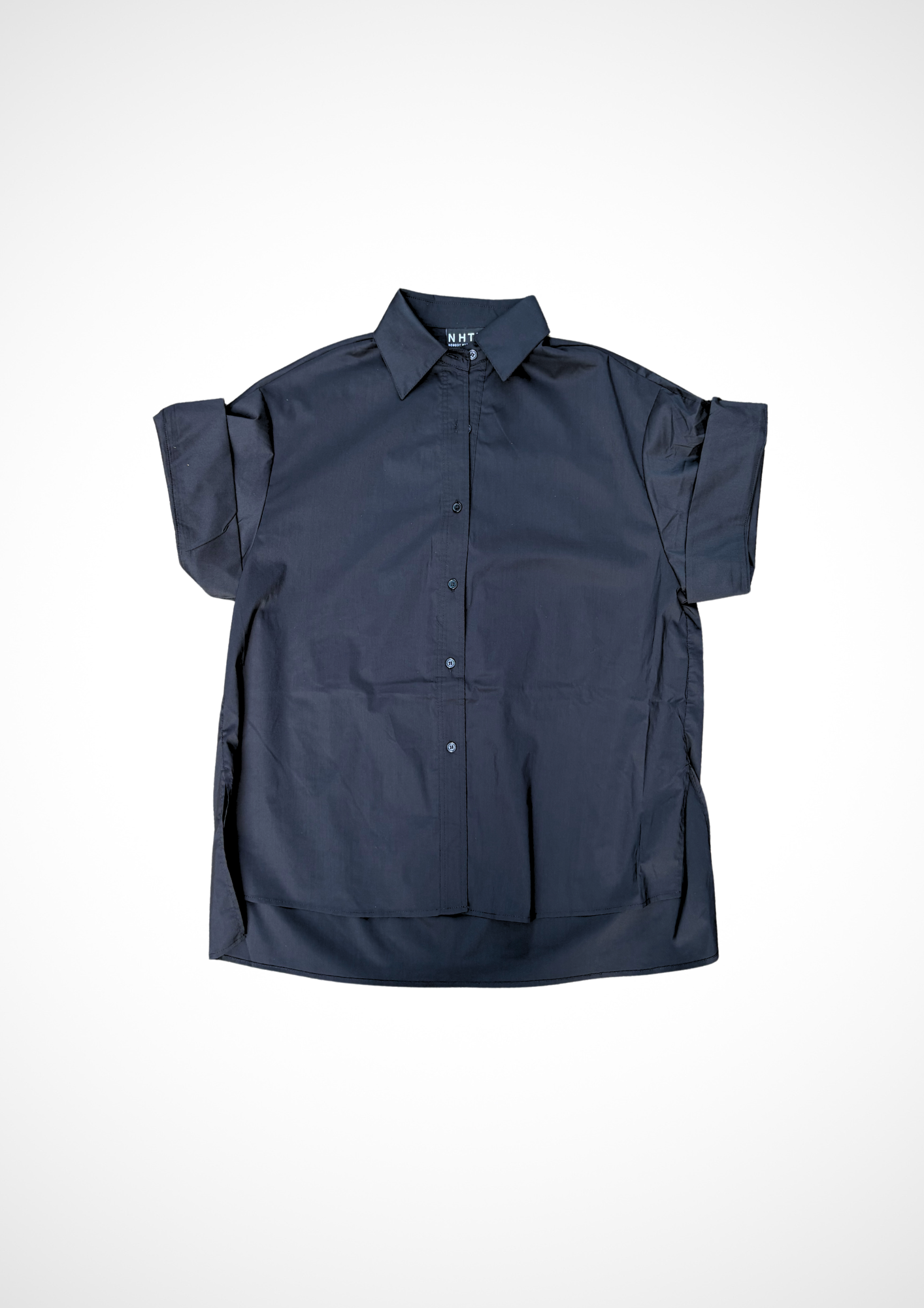 ALIJDA X NHTK Oversized Blouse - Black