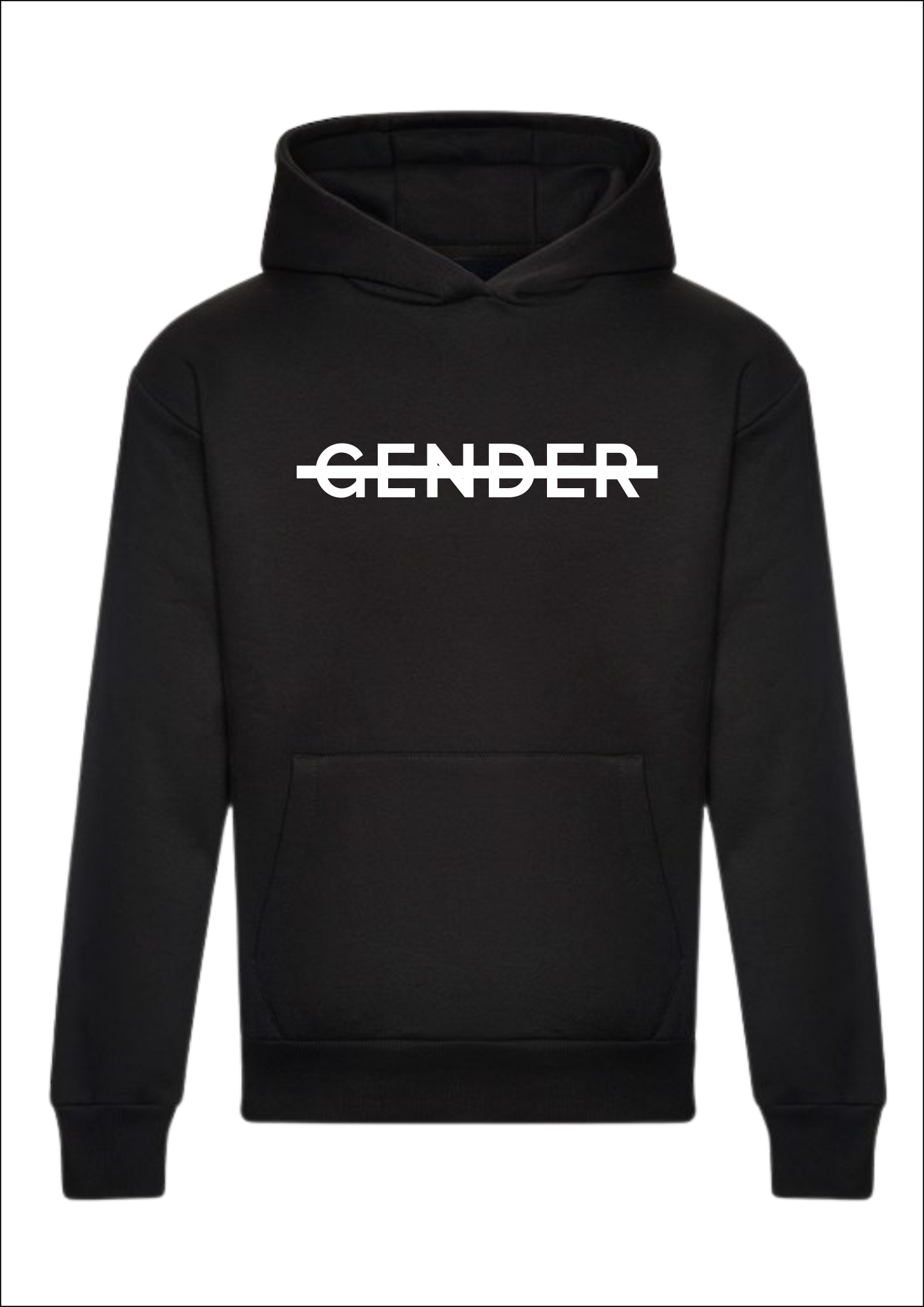 No gender hoodie - grey