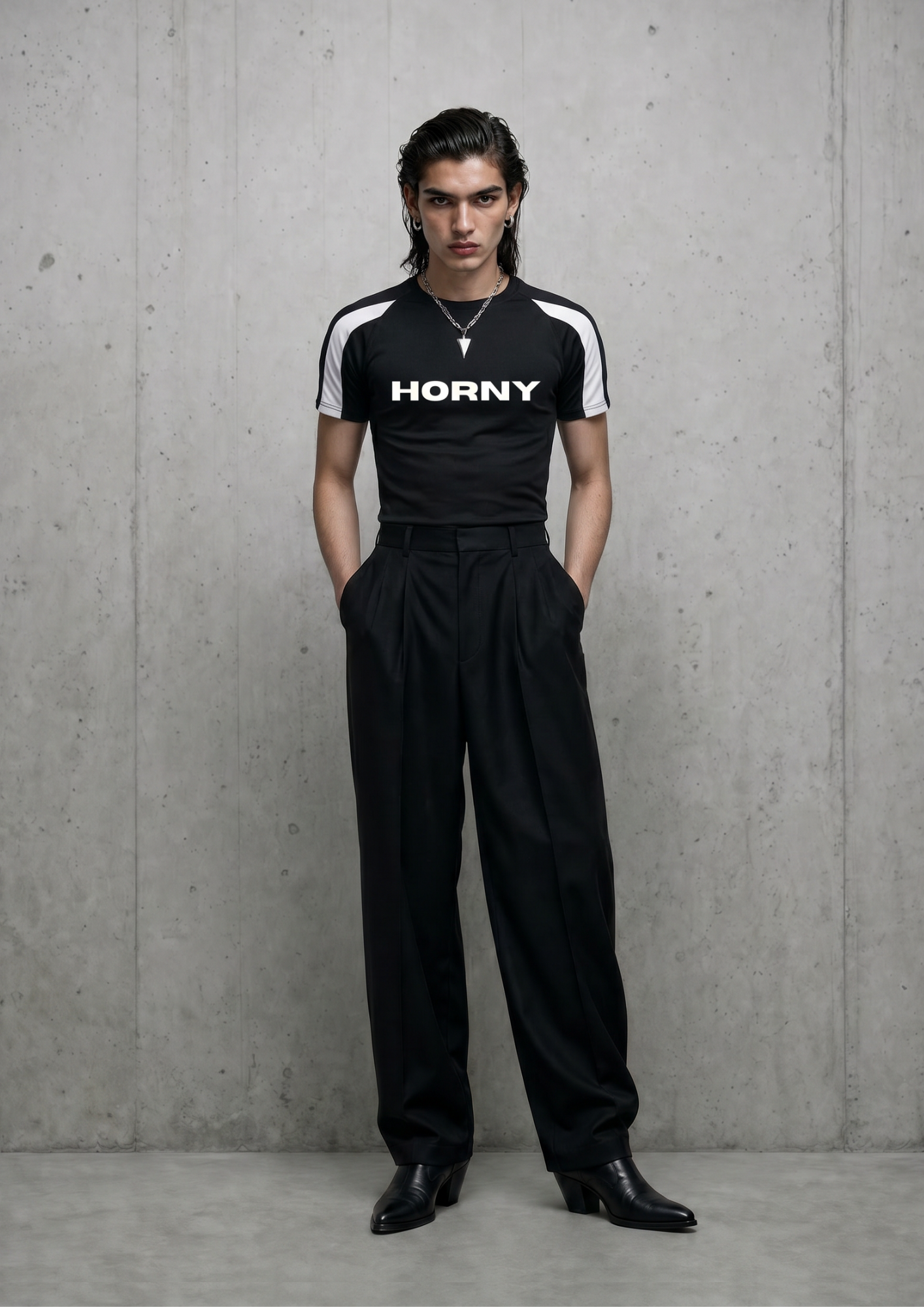 HONEY HORNY Football Tee