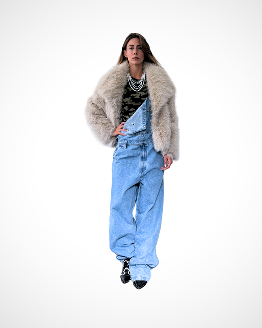 ALIJDA X NHTK Vintage Oversized Dungaree
