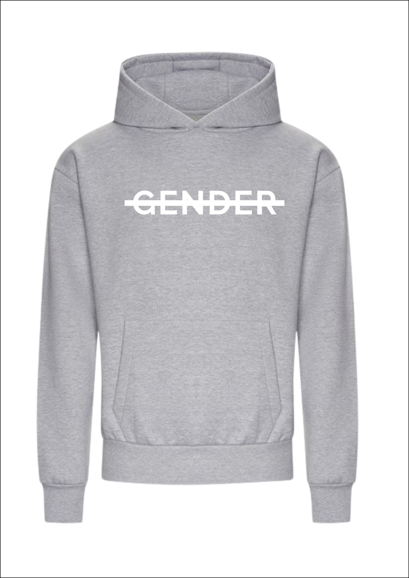 No gender hoodie - black