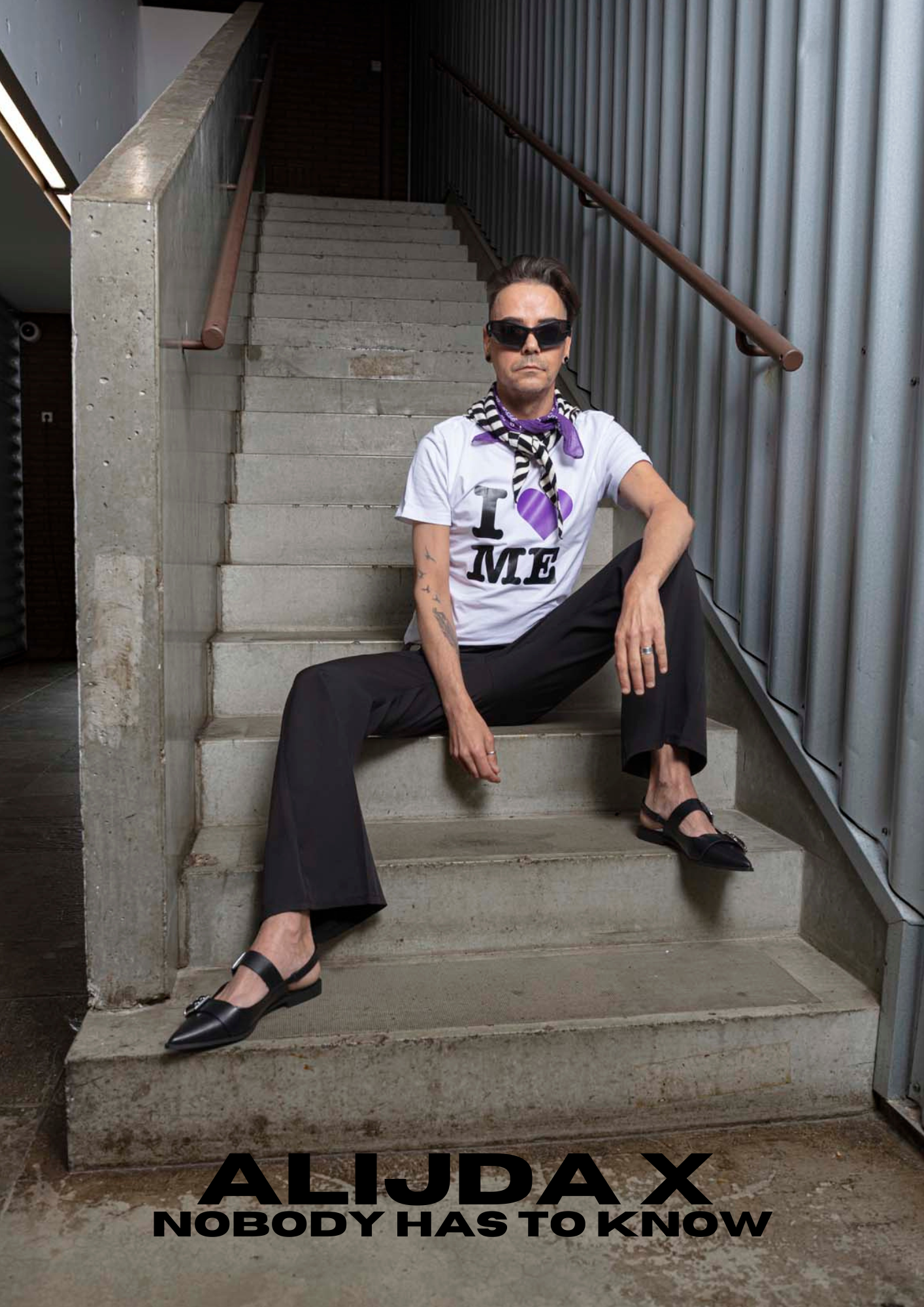 ALIJDA X NHTK "I LOVE ME" Tee White