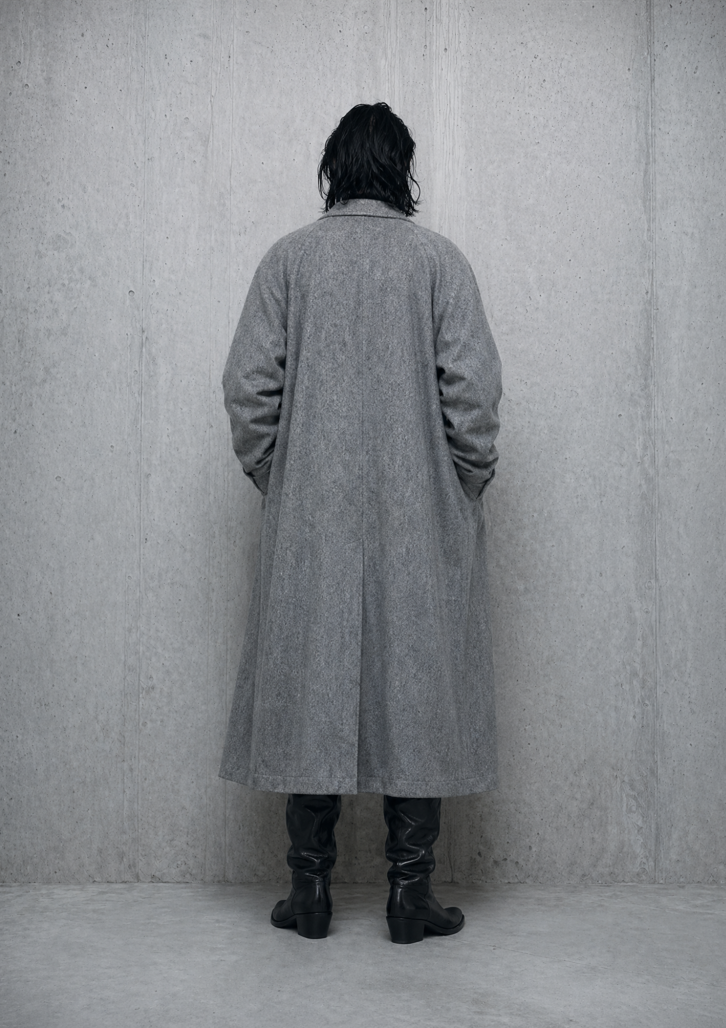 Long Knit Trenchcoat