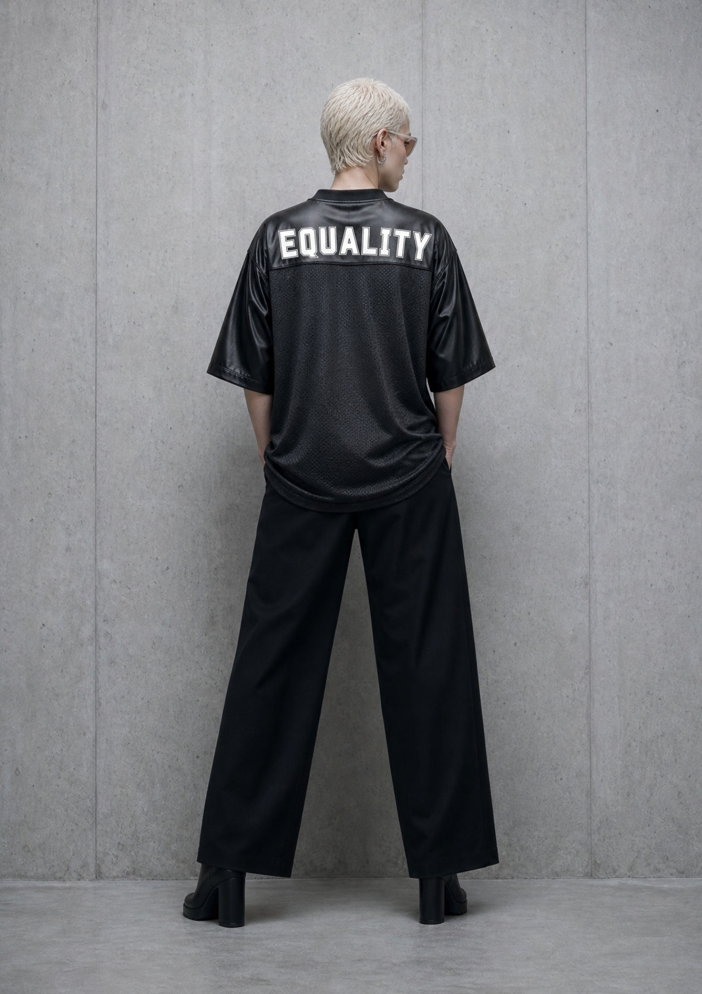 Football jersey EQUALITY black