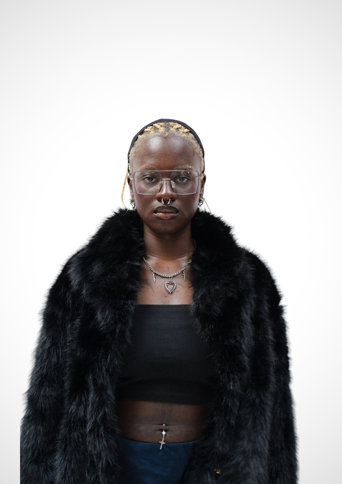 Black Faux Fur Jacket