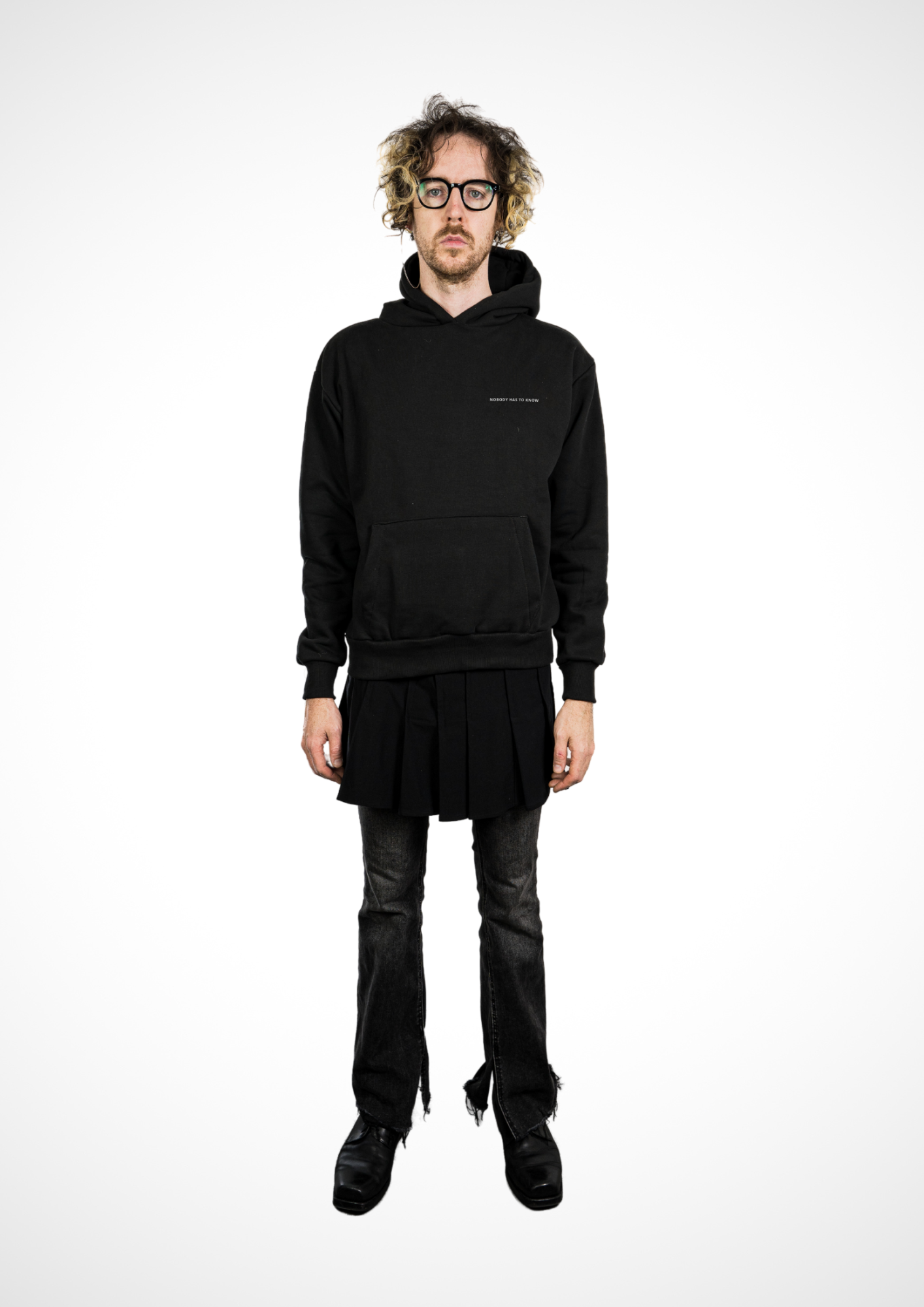 Statement hooded sweater