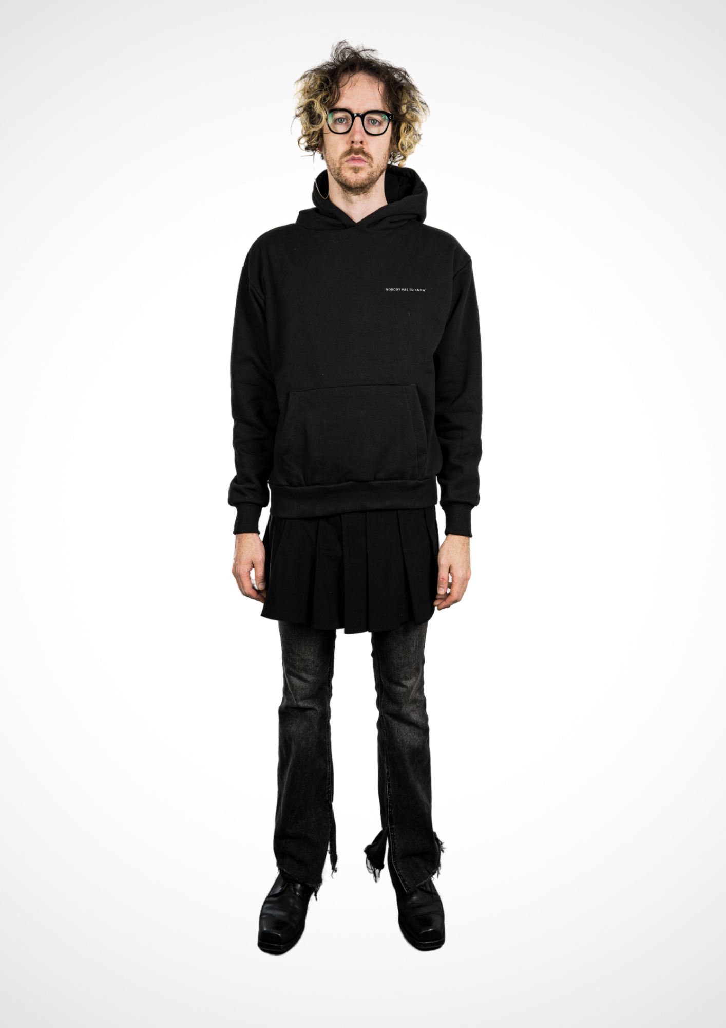 Statement hooded sweater