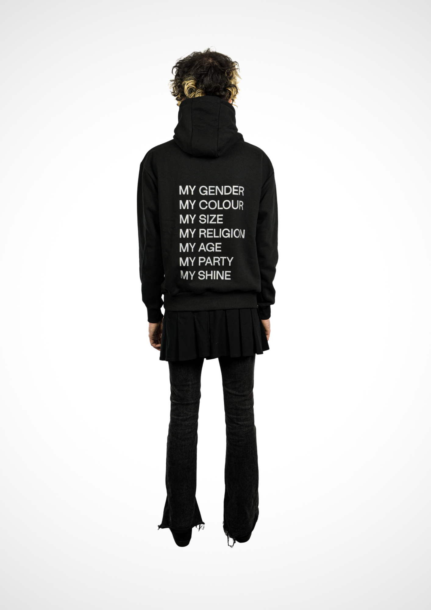 Statement hooded sweater