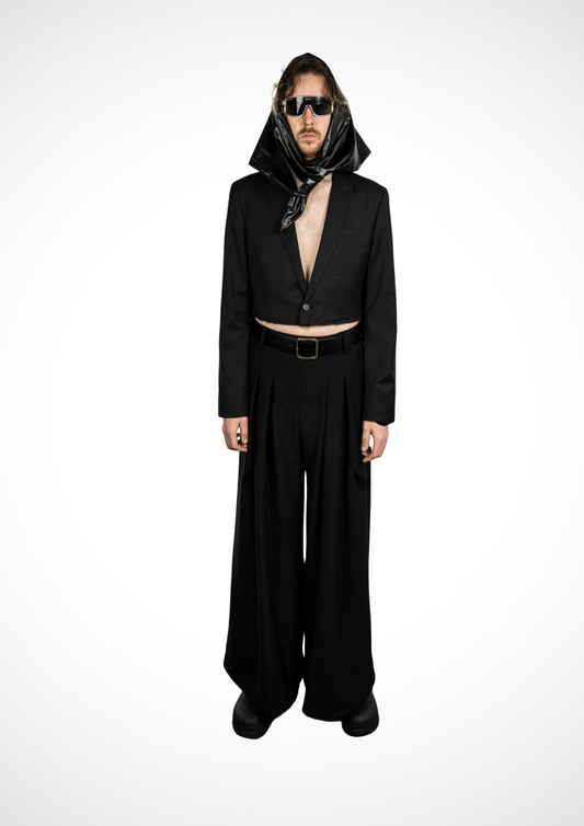 Upcycled Cropped Blazer NO GENDER