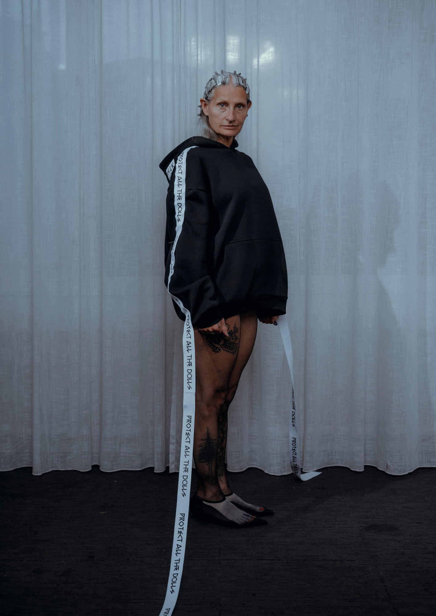 Heavy Boxy Hoodie PROTECT ALL THE DOLLS