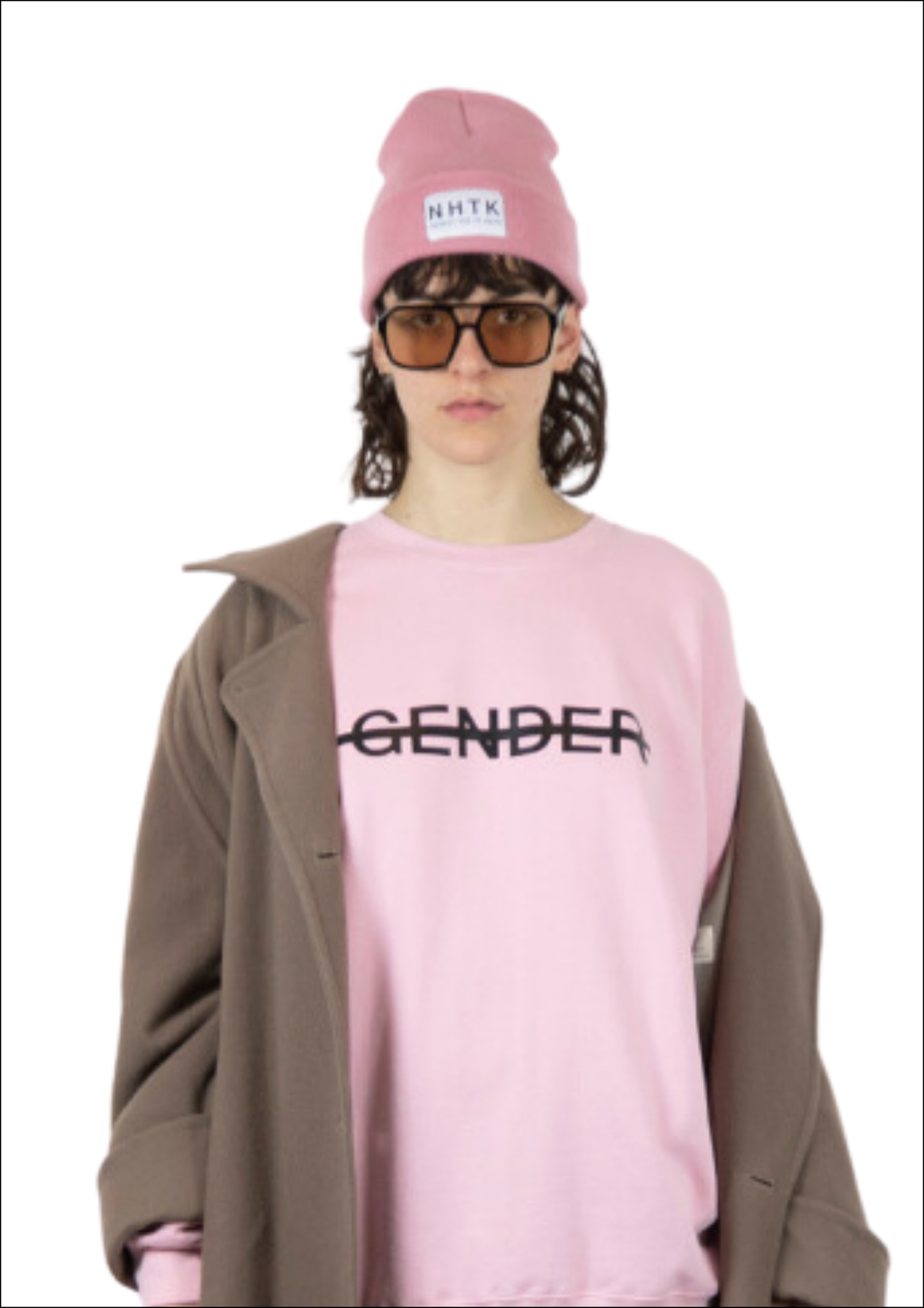 No gender sweater - ash