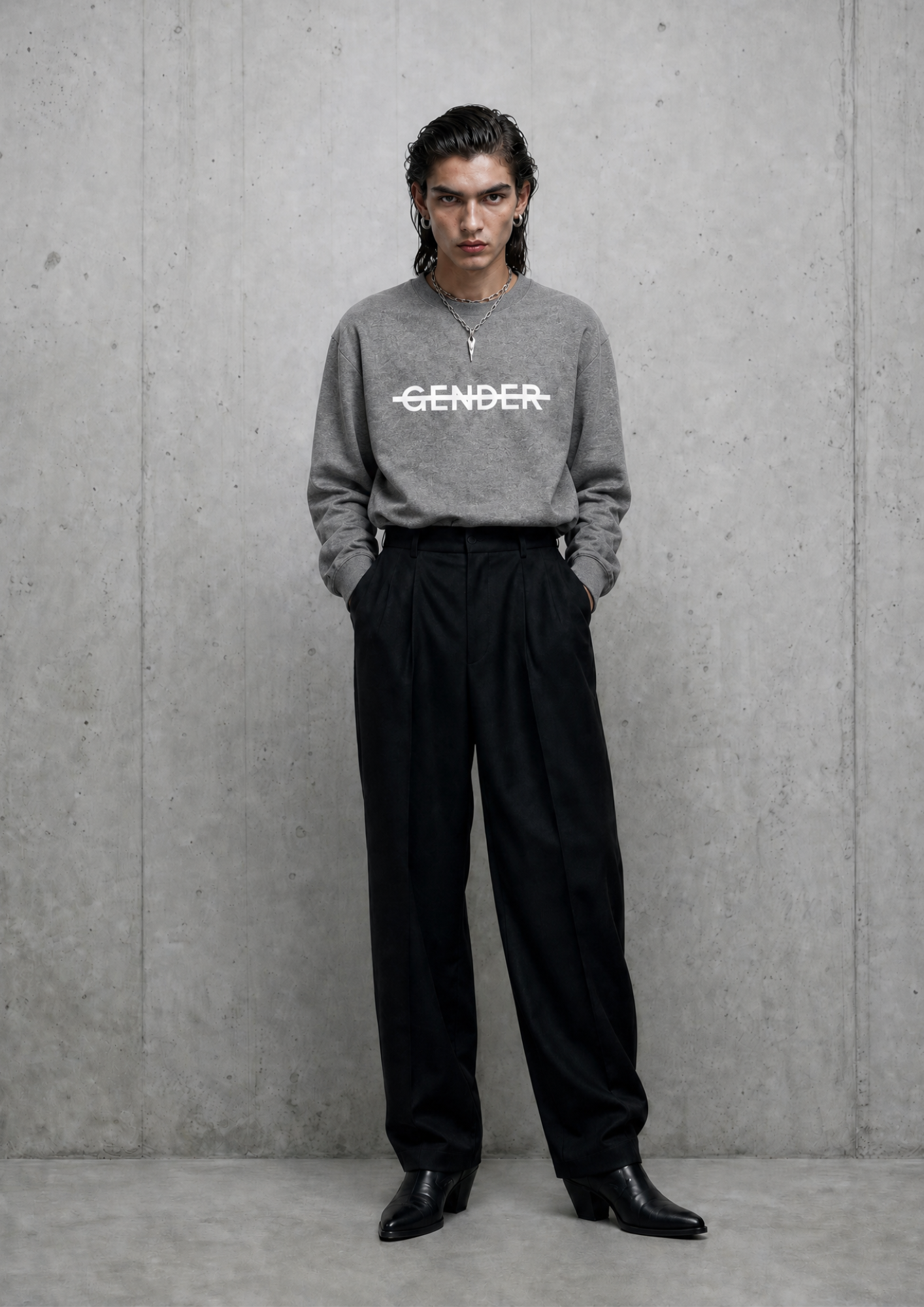 NO GENDER Sweater grey