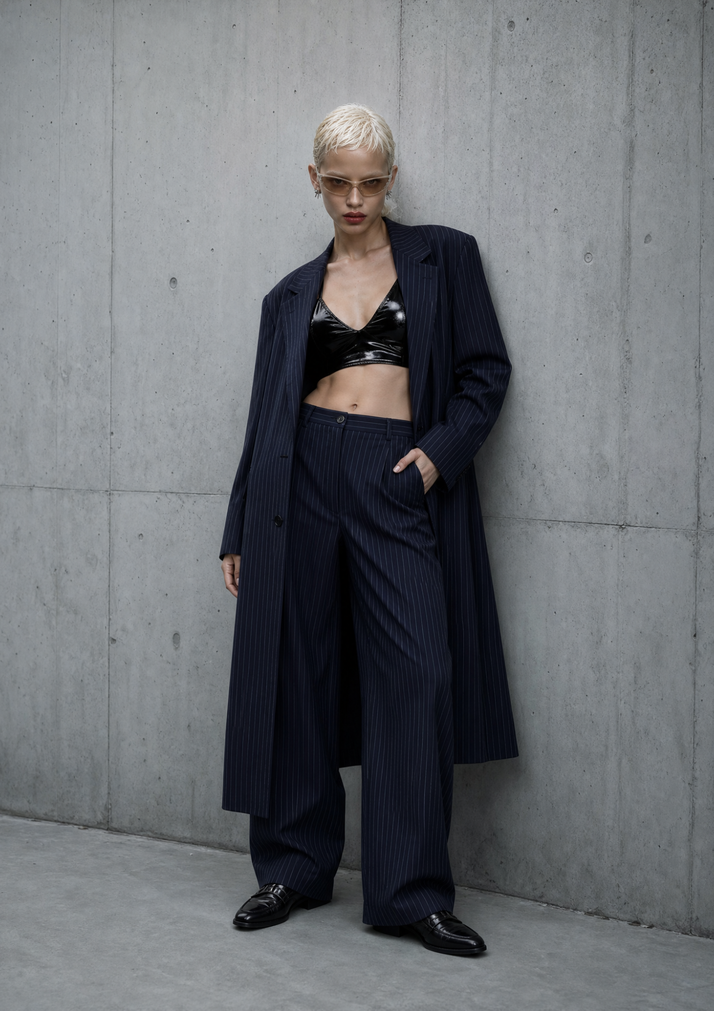 Tailored Pinstripe Set