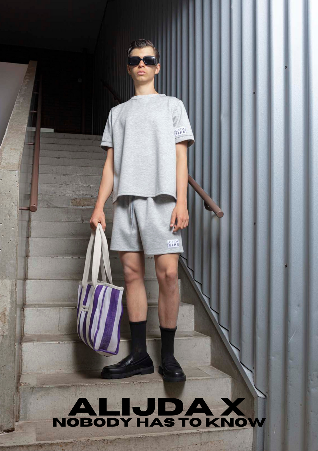 ALIJDA X NHTK Two Piece Grey