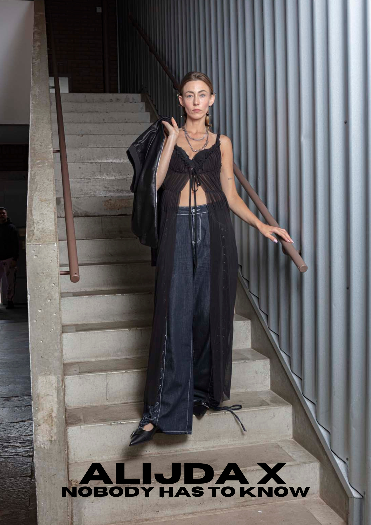 ALIJDA X NHTK Long Mesh Top